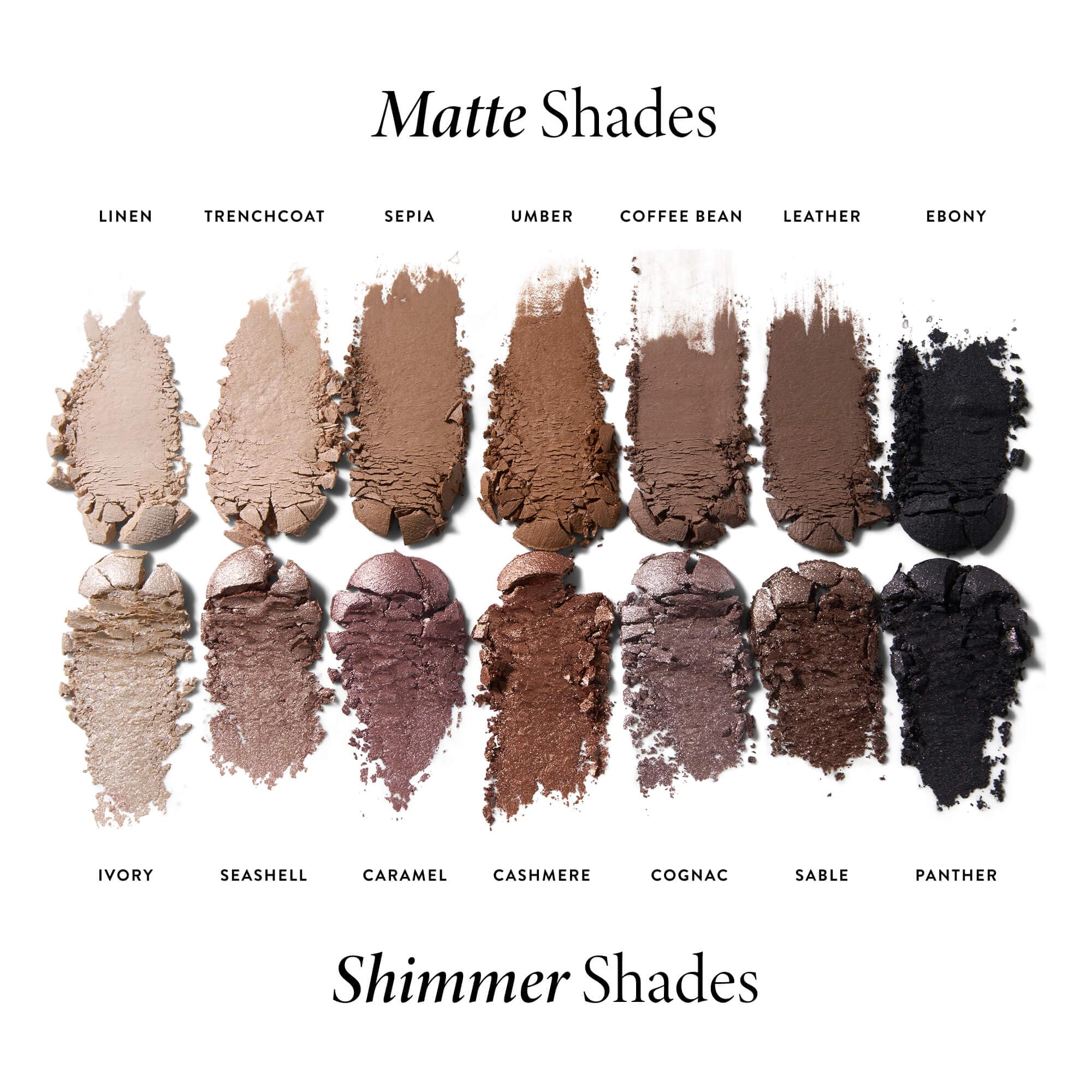 LAURA GELLER NEW YORK The Delectables Earthy Essentials Baked Eyeshadow Palette | 14 Pigmented Eyeshadows Blendable Natural Look