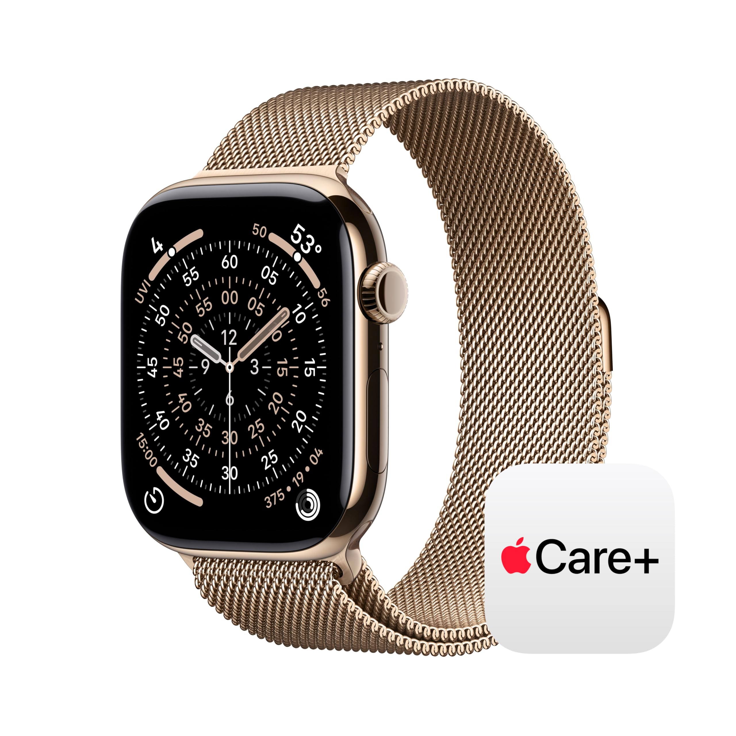 Apple Watch Series 11 [GPS + Cellular 42mm] Smartwatch with Rose Gold Aluminum Case w Light Blush Sport Band - S/M. Sleep Score, Fitness Tracker, Health Monitoring, Always-On Display, Water Resistant