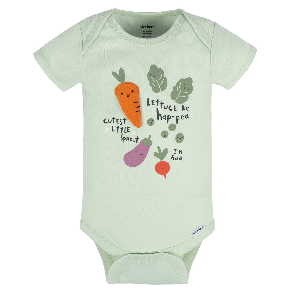 Gerber Unisex-Baby 8-pack Short Sleeve Onesies Bodysuits