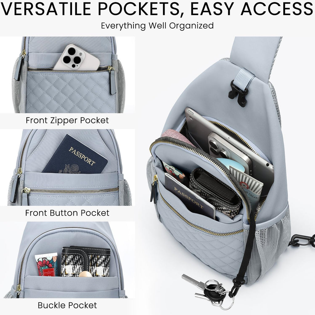 Small Crossbody Purses Bags for Women Men Travel, Chest Sling Bag Women Casual Cross Body Bag for Woman Sling Backpack