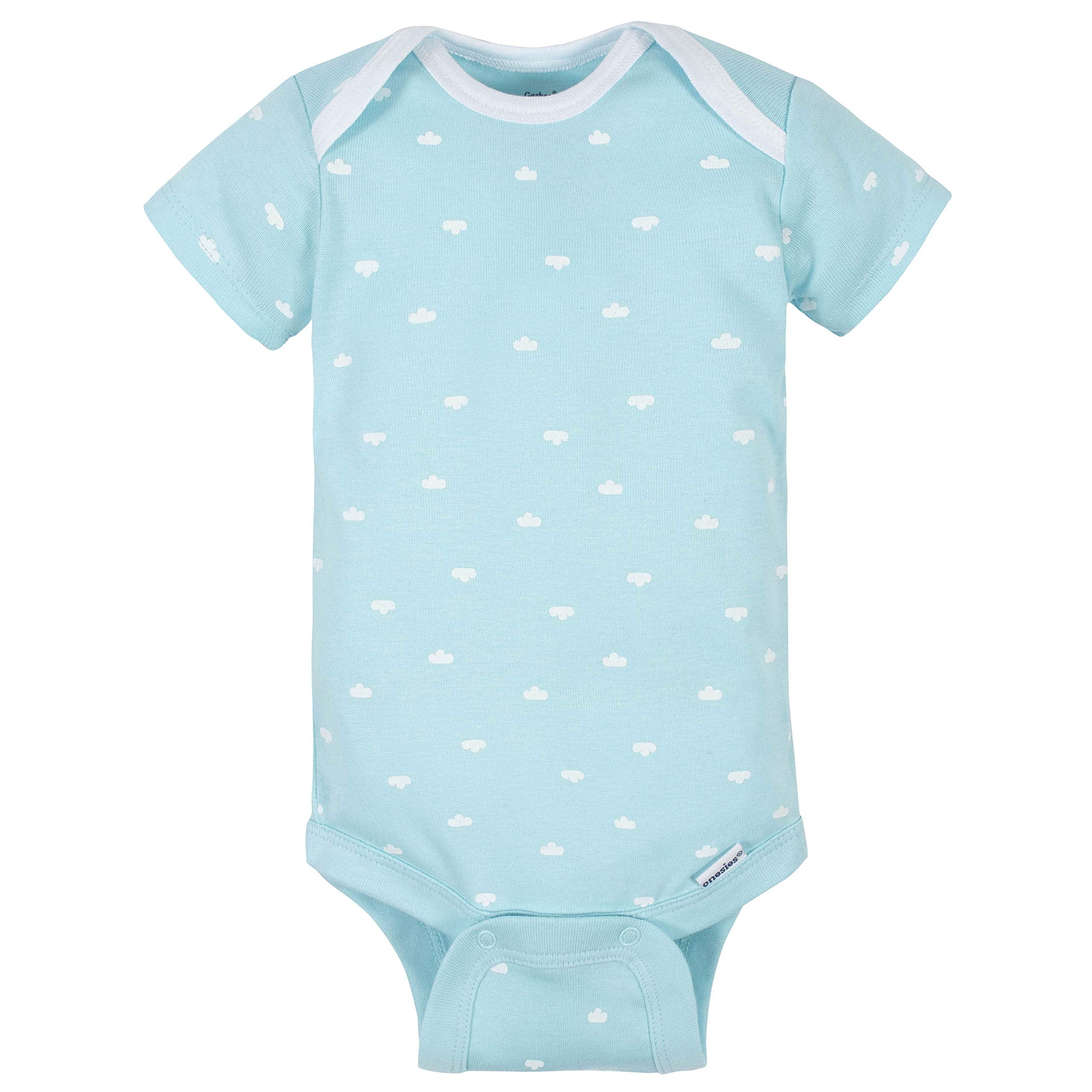 Gerber Unisex-Baby 8-pack Short Sleeve Onesies Bodysuits