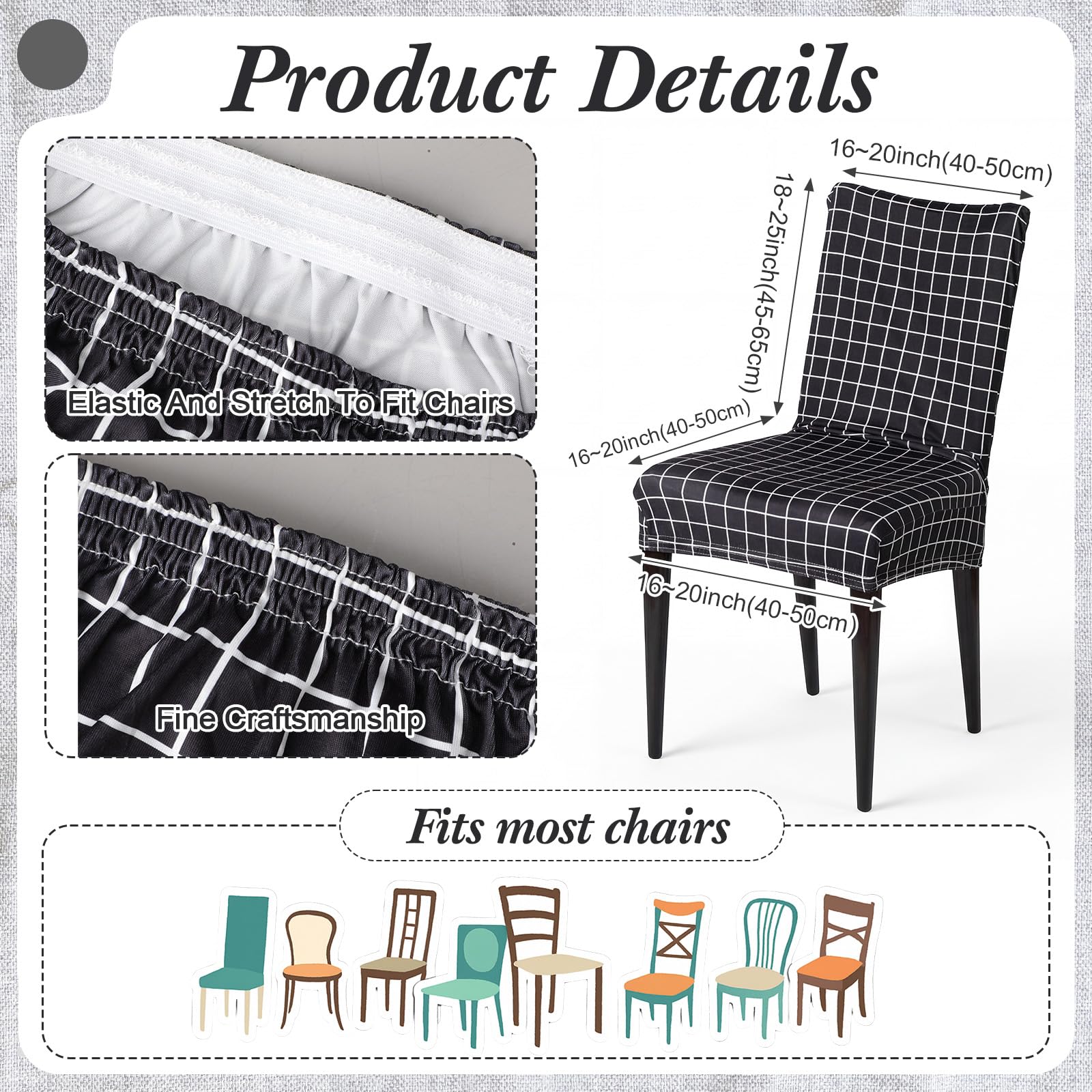 7 Pcs Sunflower Chair Covers and Tablecloth Set 60 x 84 Inch Waterproof Stain Rectangular Table Cover with Stretchable Removable Chair Slipcovers for Dining Room Kitchen Patio Summer Parties