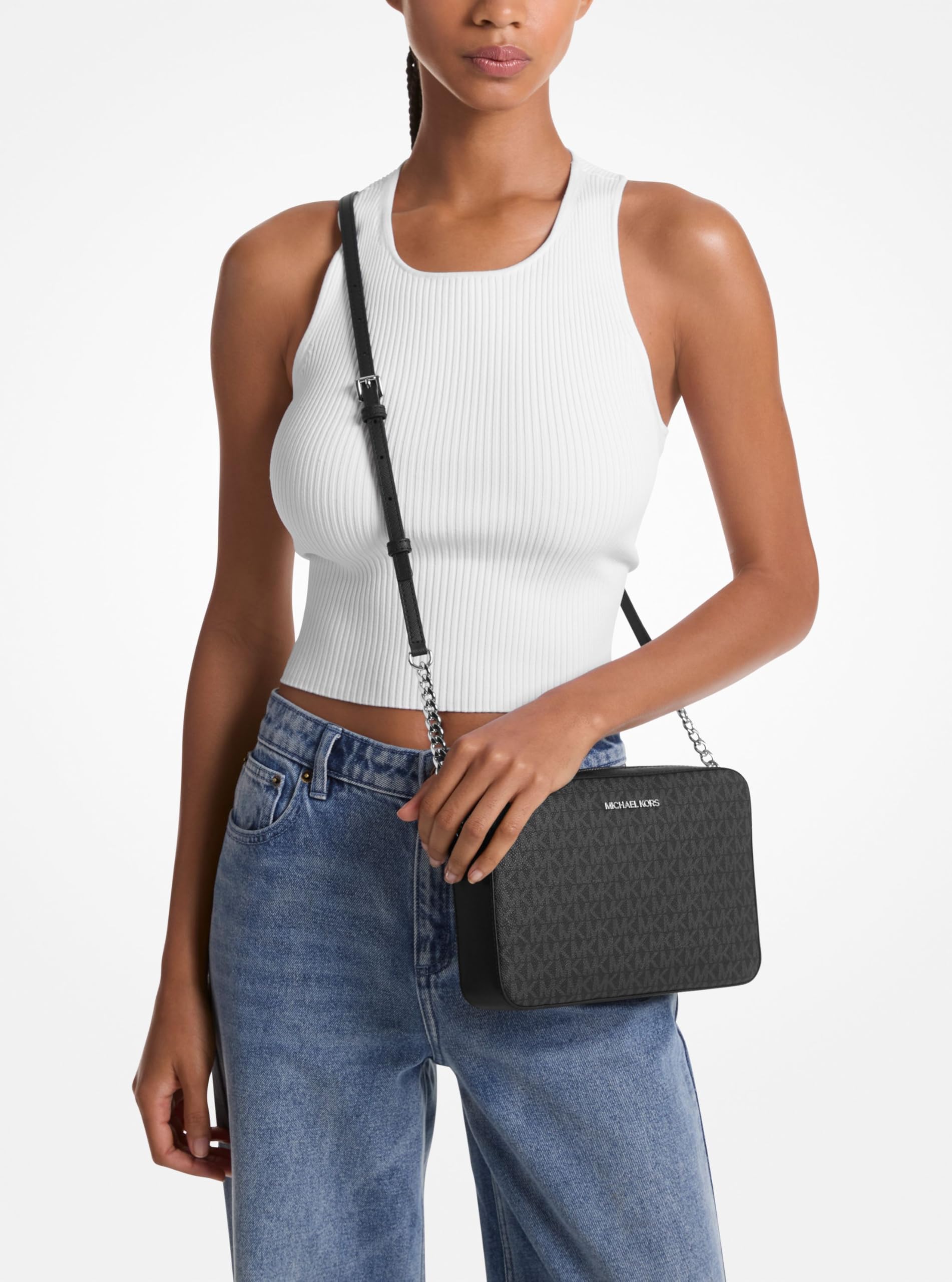 Michael Kors Women's Jet Set Large Crossbody Bag