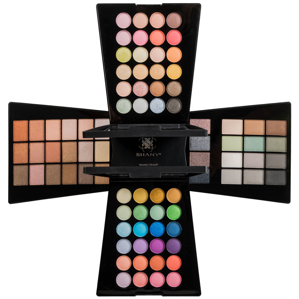 SHANY Elevated Essentials Makeup Set - All-in-One Makeup Kit with 72 Eyeshadows, 28 Lip Colors, 18 Gel Eyeliners, 10 Blushes, 1 Eye Primer, and 1 Cream Concealer