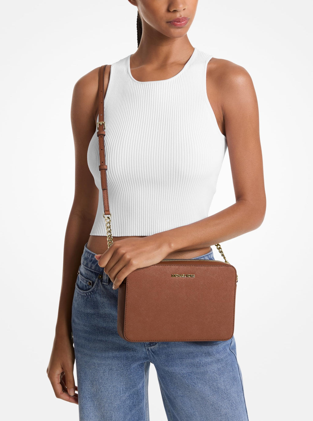 Michael Kors Women's Jet Set Large Crossbody Bag