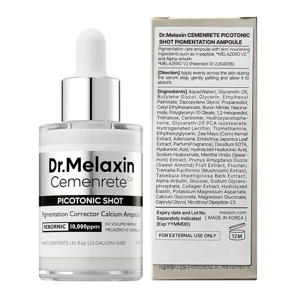 Dr.Melaxin Cyano Pink Spicule Serum with Vitamin B12, Liquid Microneedle Facial Treatment for Enlarged Pores, Niacinamide for Texture Refining & Renewal, 1.01 fl.oz