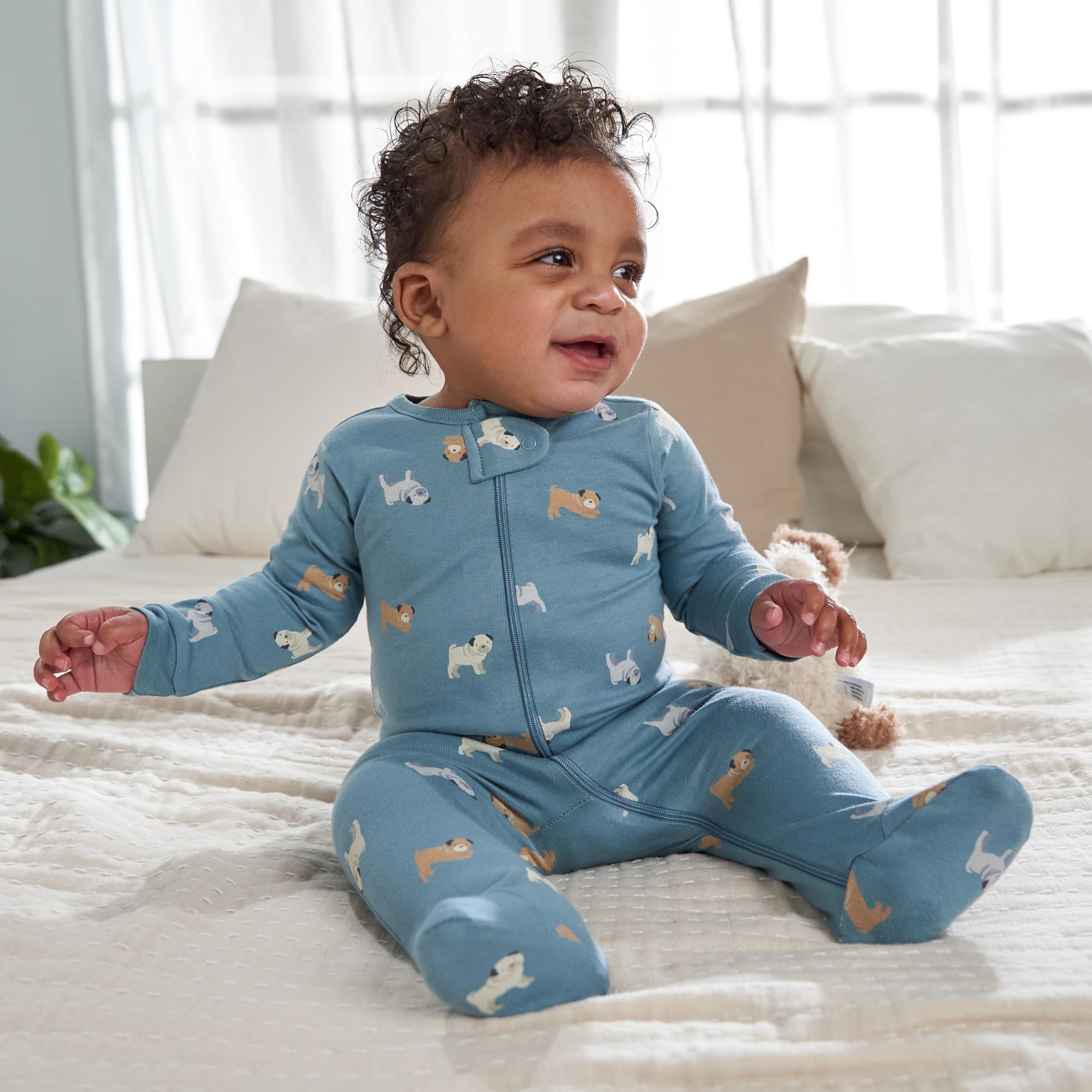 Gerber baby-boys 4 Pack Sleep 'N Play Footie