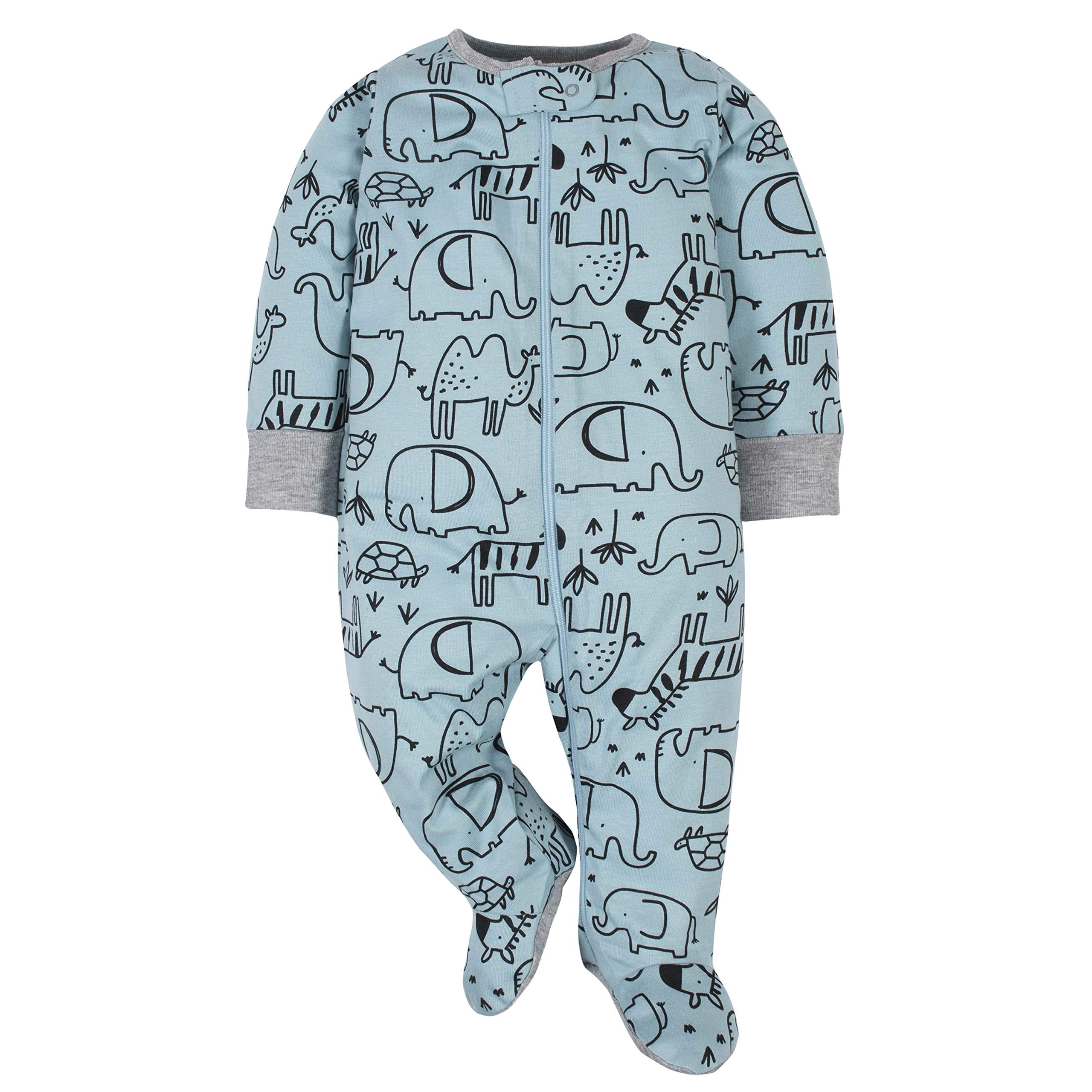 Gerber baby-boys 4 Pack Sleep 'N Play Footie