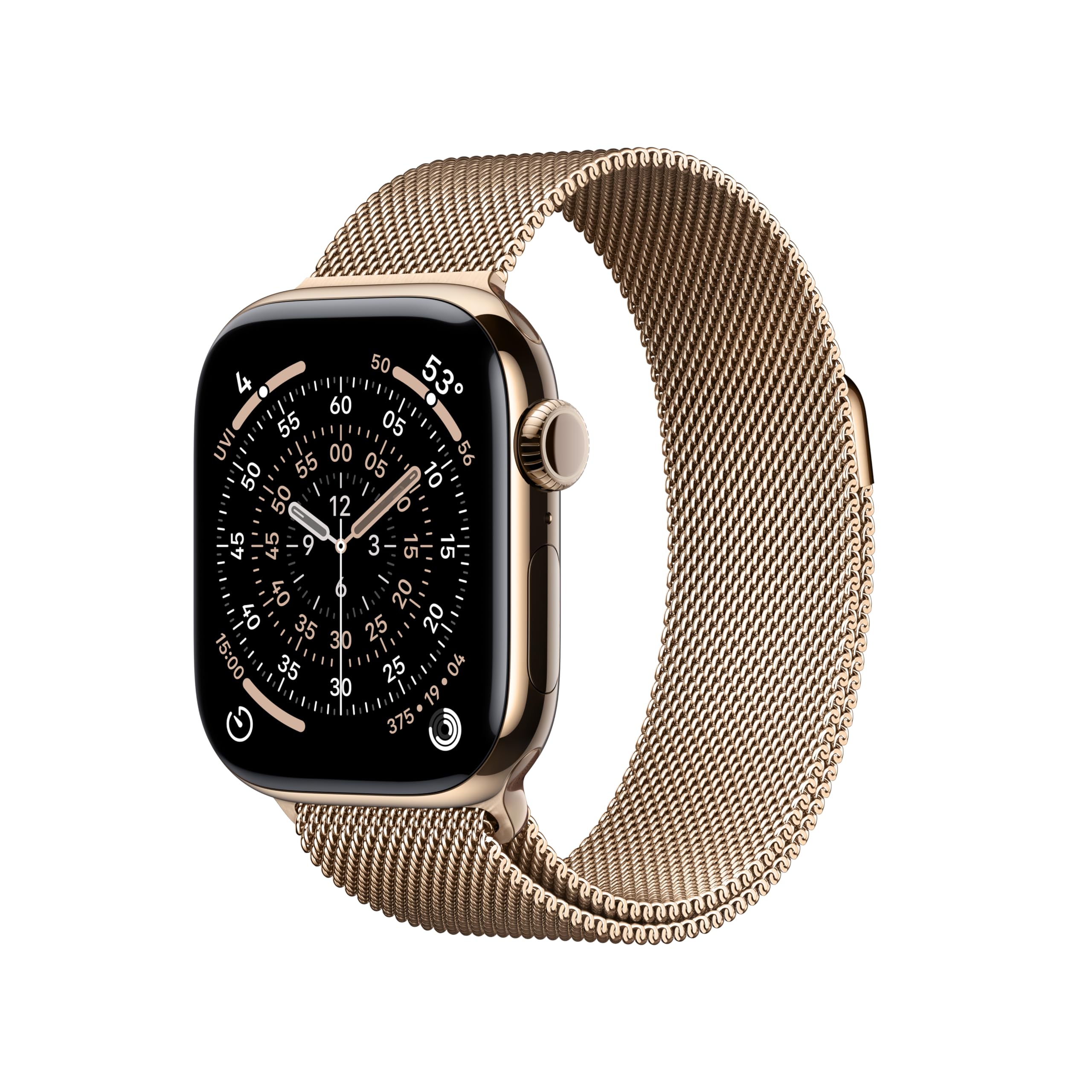 Apple Watch Series 11 [GPS + Cellular 42mm] Smartwatch with Rose Gold Aluminum Case w Light Blush Sport Band - S/M. Sleep Score, Fitness Tracker, Health Monitoring, Always-On Display, Water Resistant