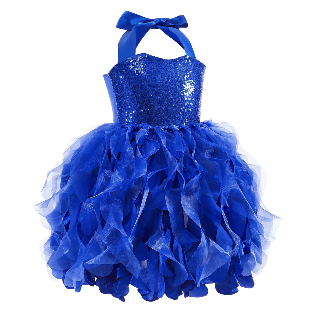 Suppromo Tutu Dress for Girls Sparkly Sequin Tulle Princess Birthday Party Prom Outfit Toddler Girls Sneaker Ball Gown Dress