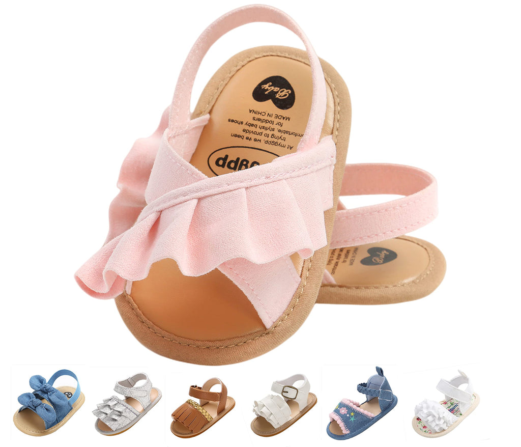 Baby Girls Sandals Summer Shoes Outdoor First Walker Toddler Girls Shoes For Summer