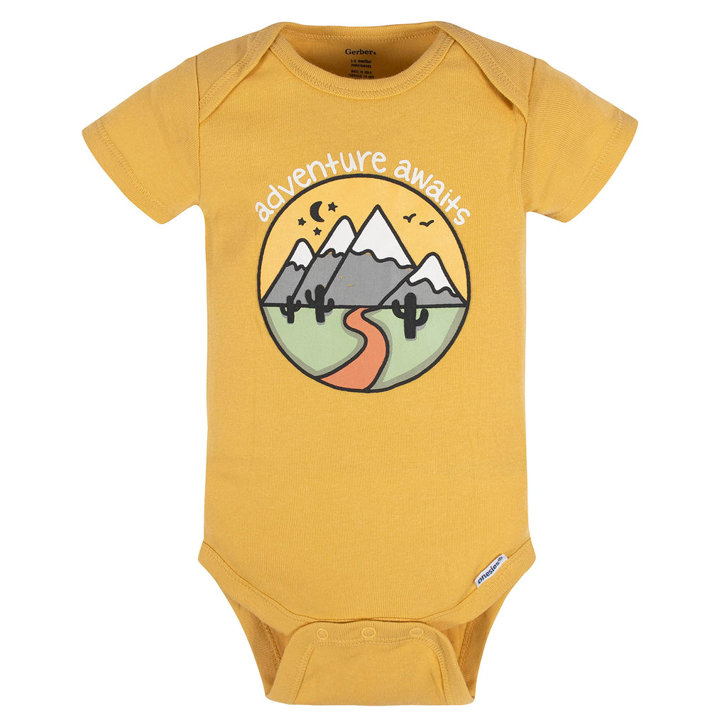 Gerber Unisex-Baby 8-pack Short Sleeve Onesies Bodysuits