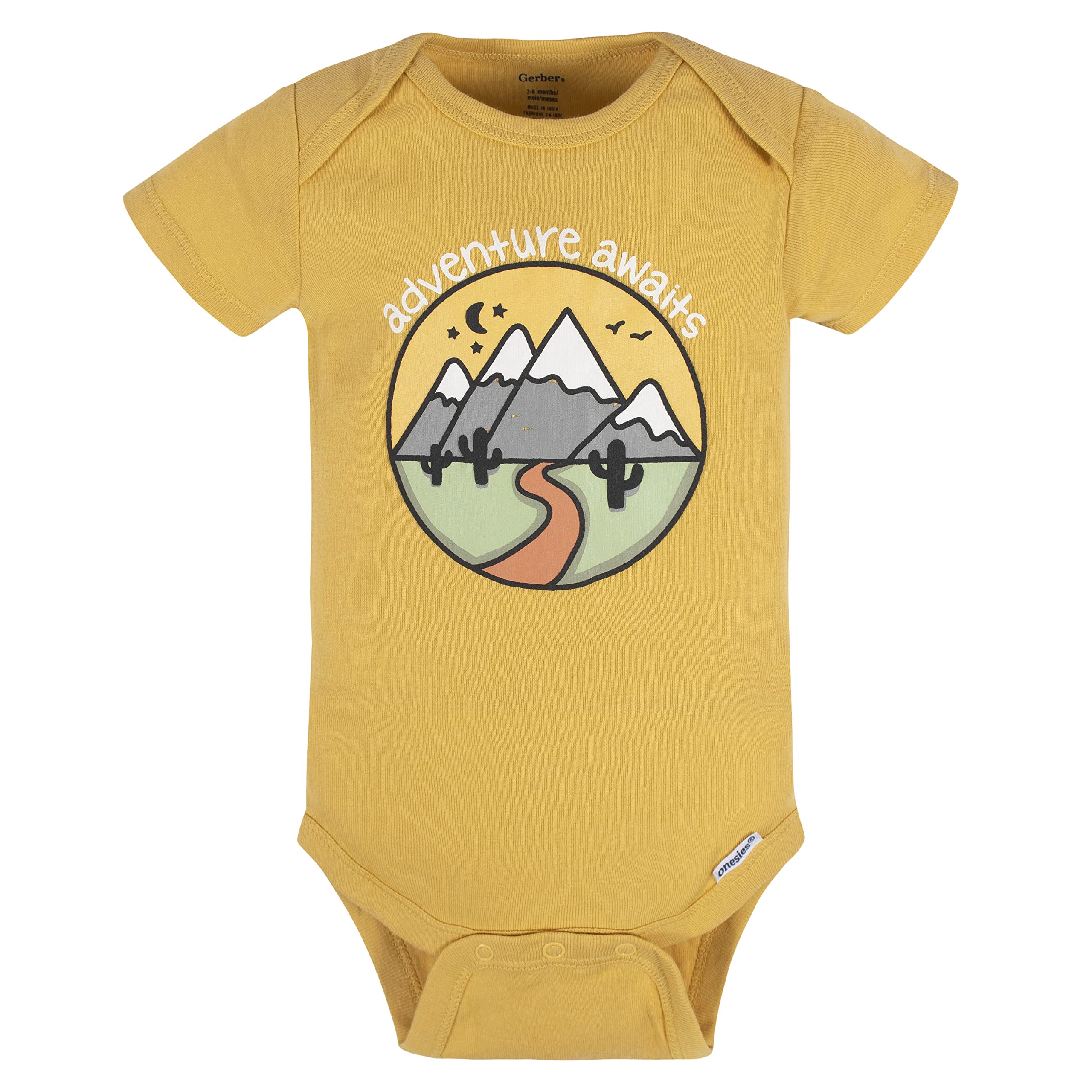 Gerber Unisex-Baby 8-pack Short Sleeve Onesies Bodysuits