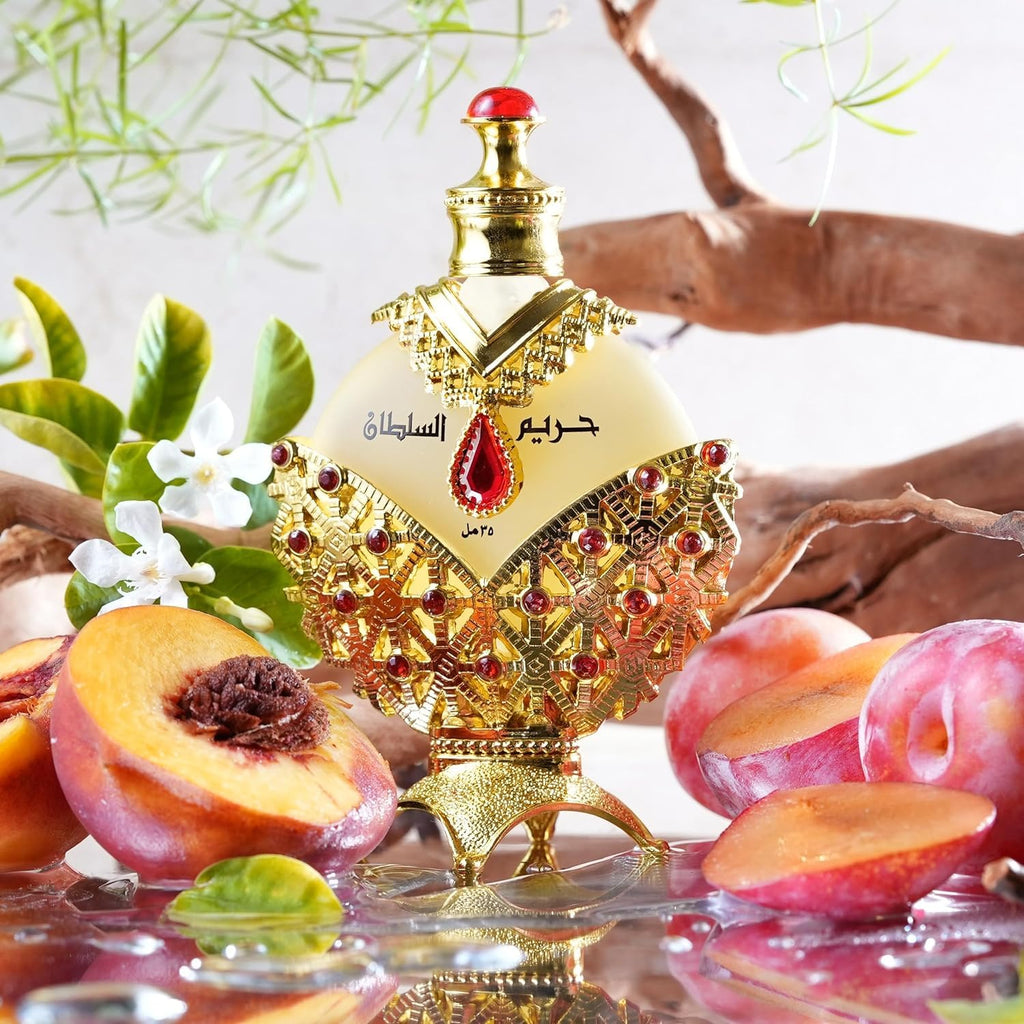 KHADLAJ PERFUMES Hareem Al Sultan Gold Concentrated Perfume Oil for Unisex, 1.18 Ounce | for Unisex