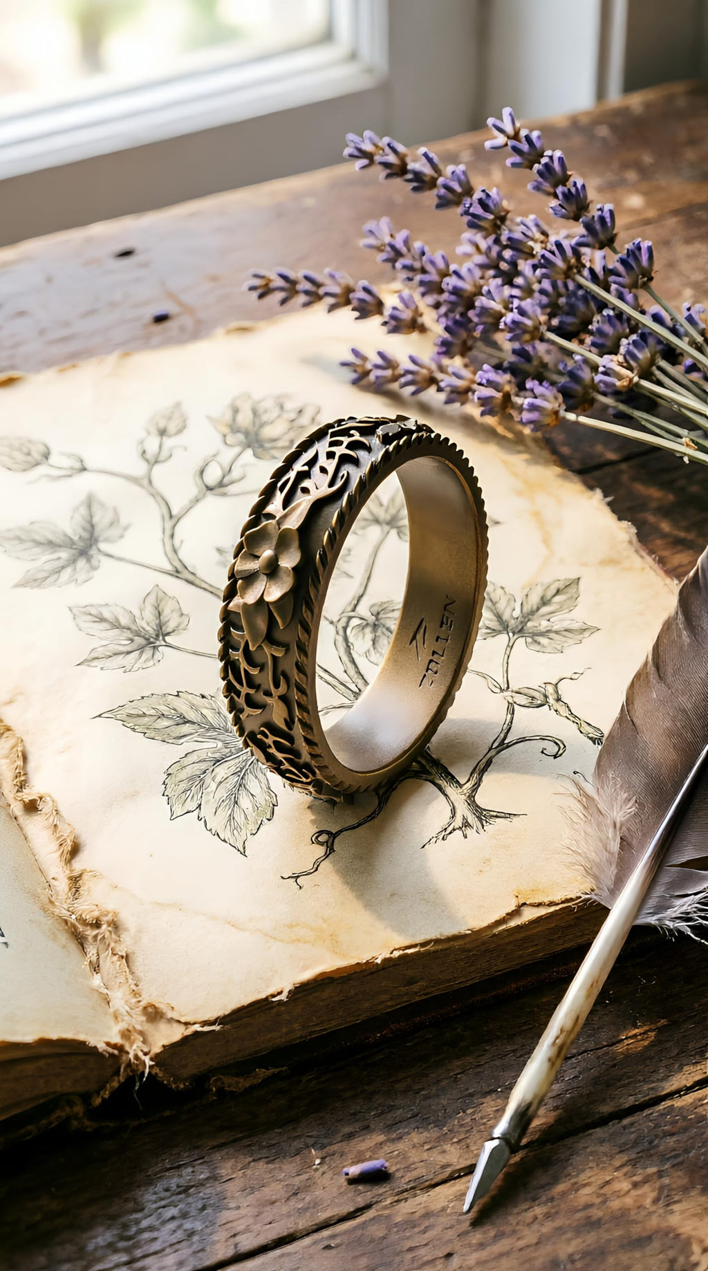 Silicone Wedding Rings for Women 1/4/7 Packs -Stackable Silicone Rubber Wedding Bands - Innovative Flower & Vine Collection