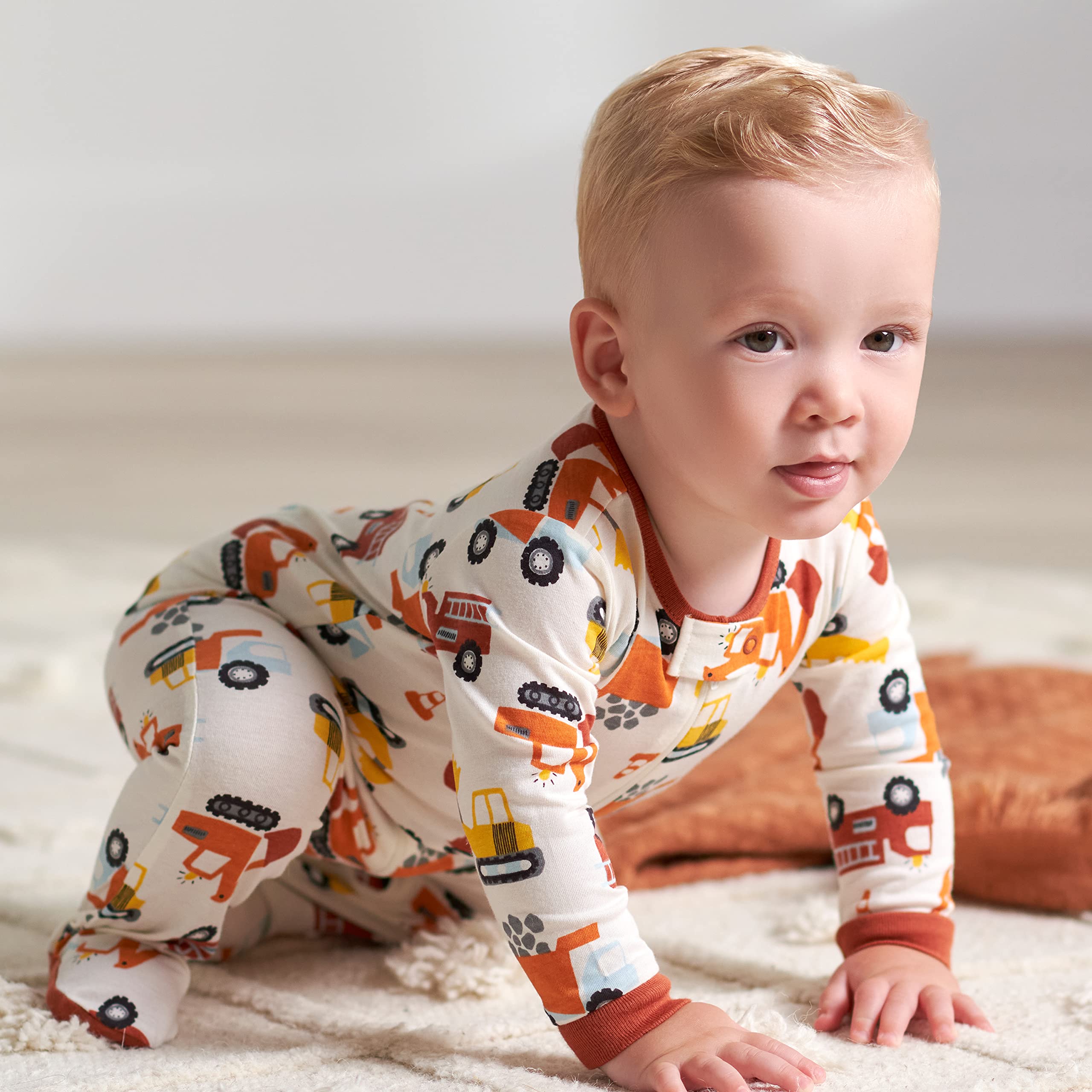 Gerber baby-boys 4 Pack Sleep 'N Play Footie