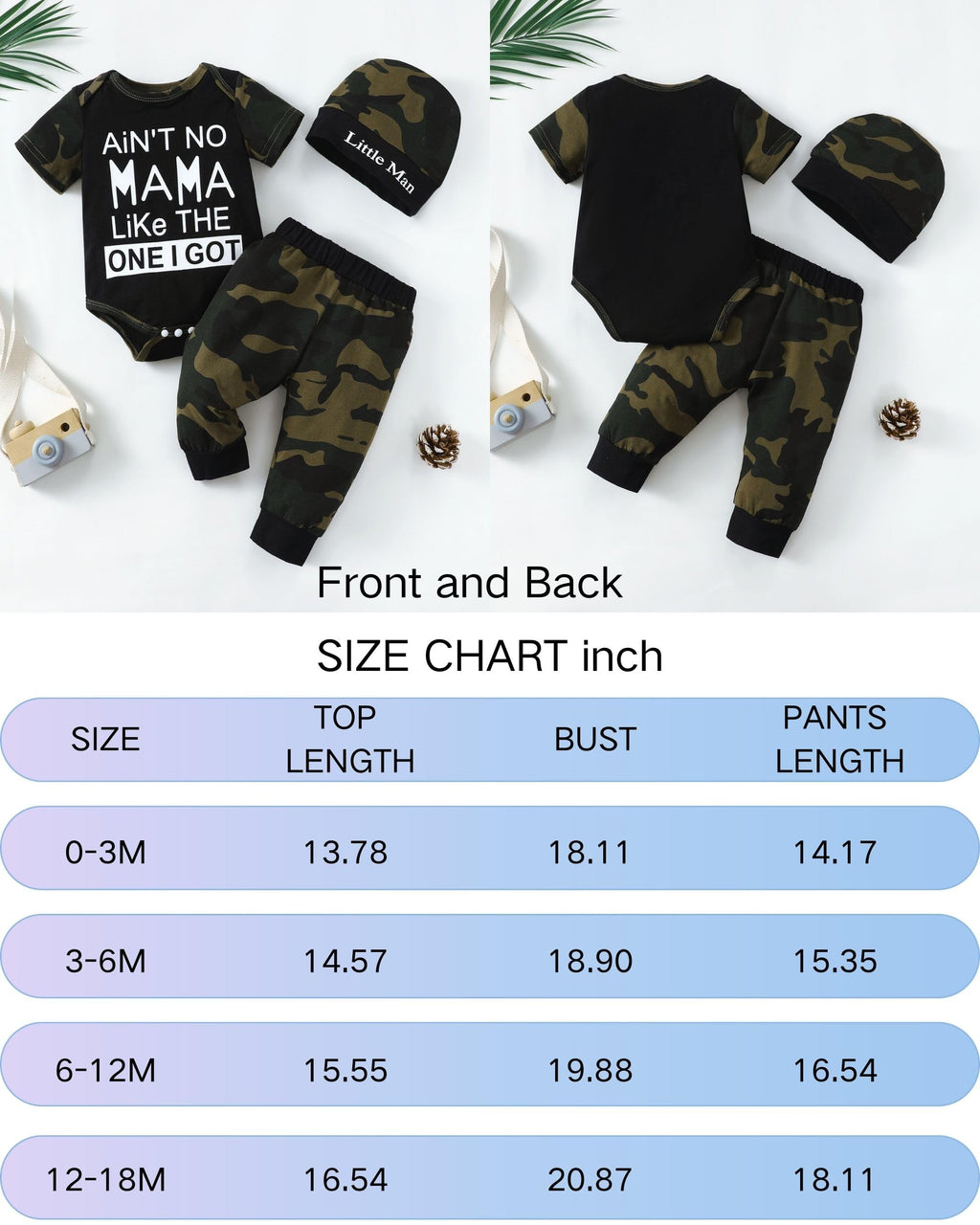 Renotemy Newborn Infant Baby Boy Clothes Outfits New to The Crew Outfits Long Pants Toddler Baby Boy Clothes Set
