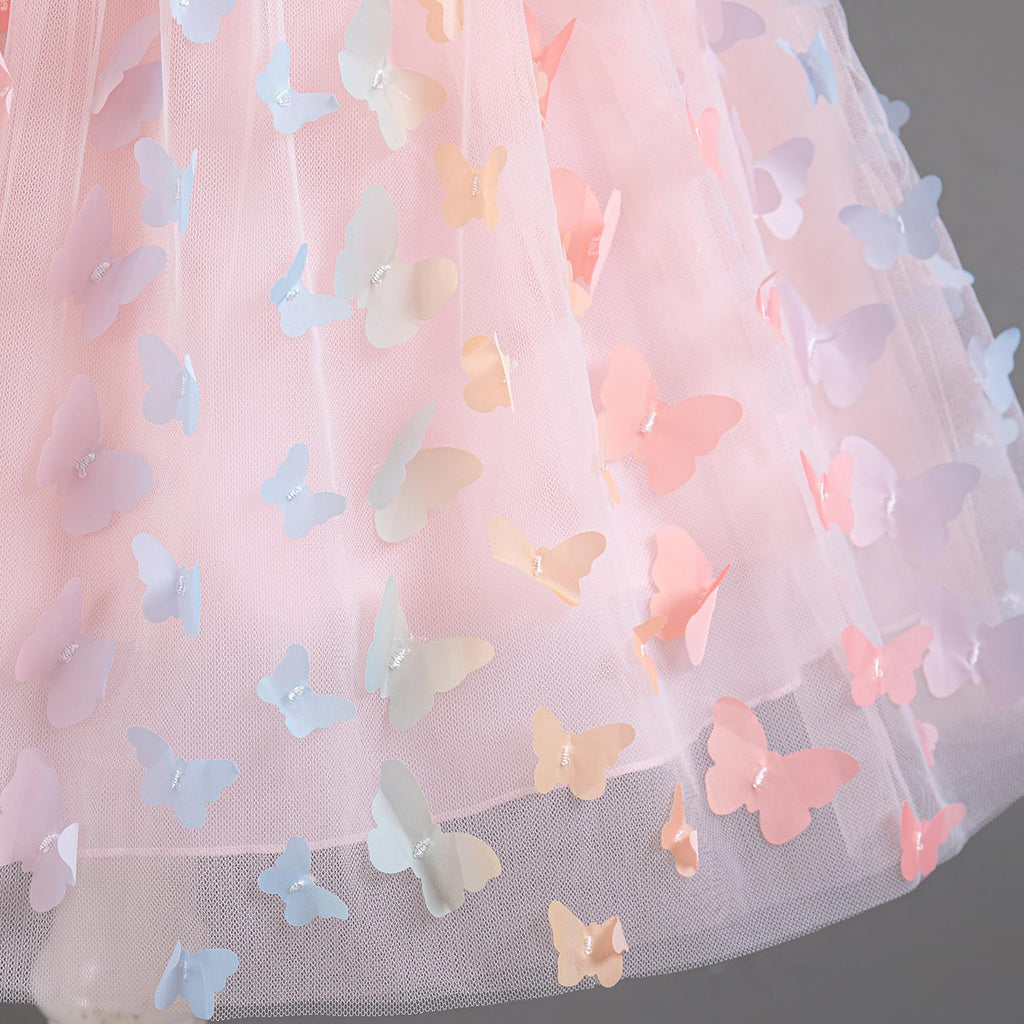 NNJXD Flower Girl Dress Kids Ruffles Lace Party Wedding Dresses