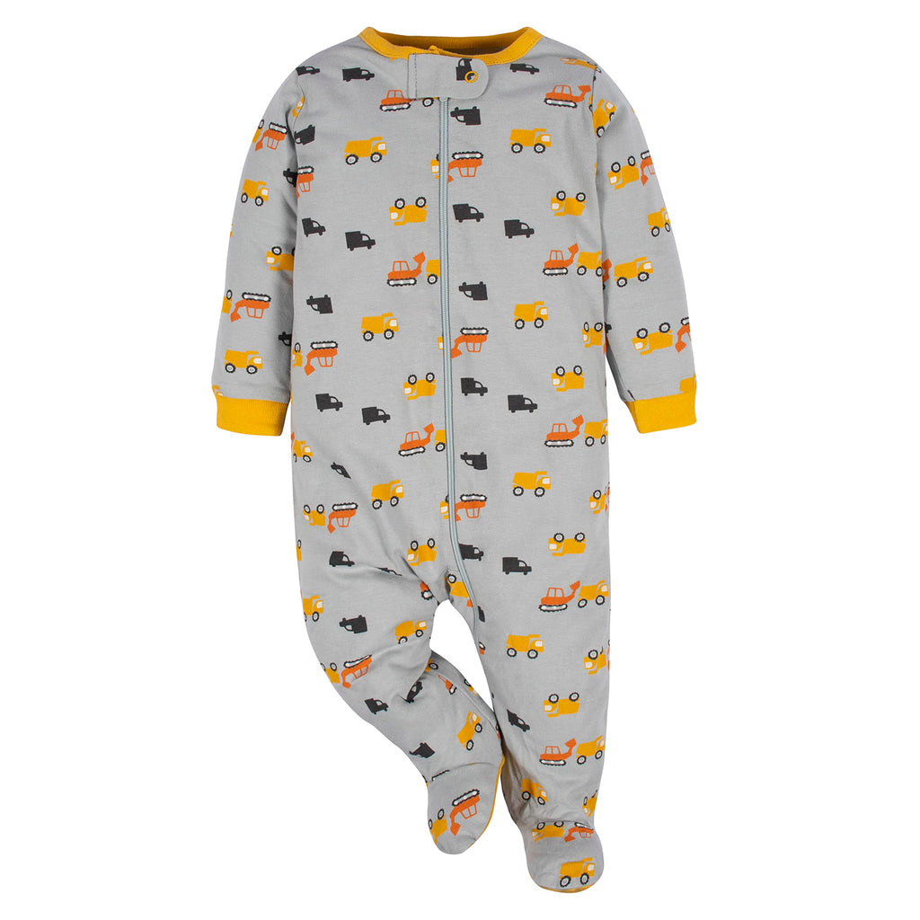 Gerber baby-boys 4 Pack Sleep 'N Play Footie