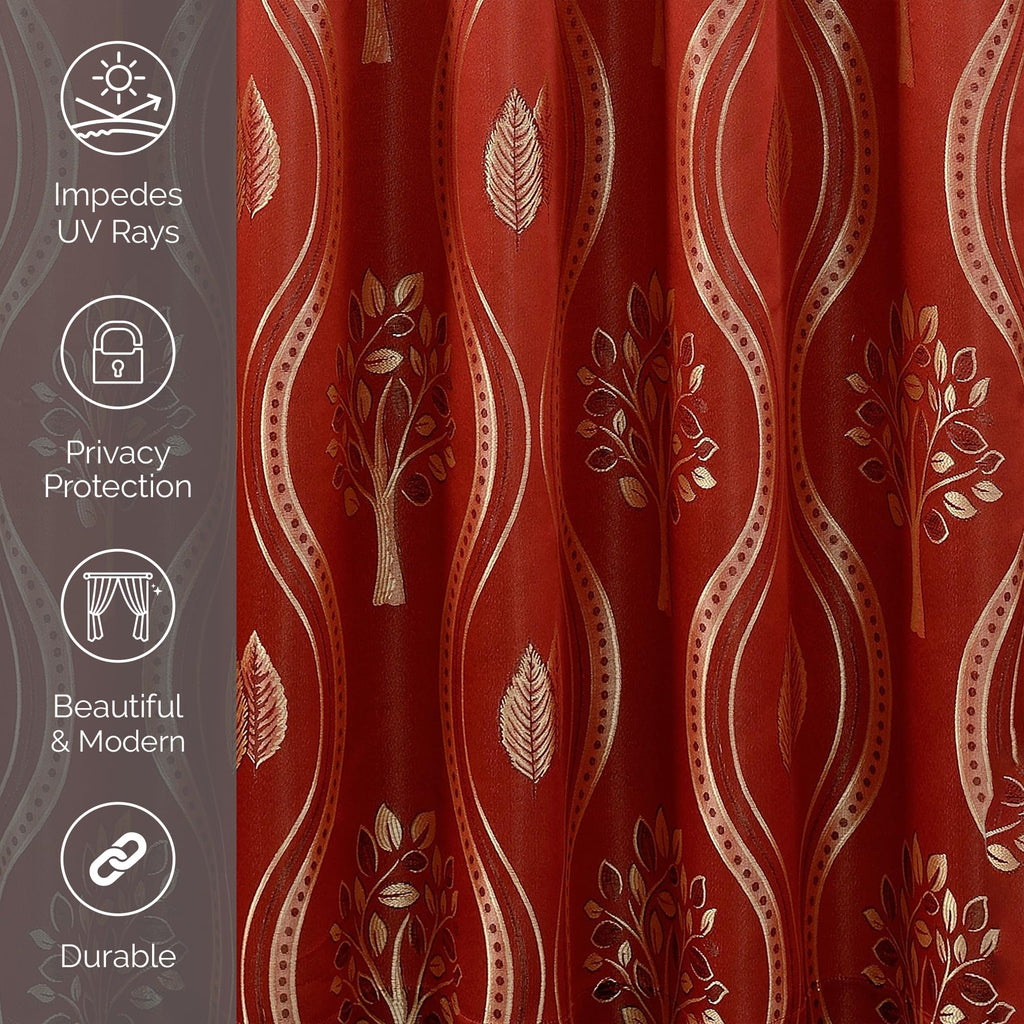Elegant Comfort Luxurious Beautiful Curtain Panel Set with Attached Valance and Backing 54" X 84 inch (Set of 2), Navy Blue