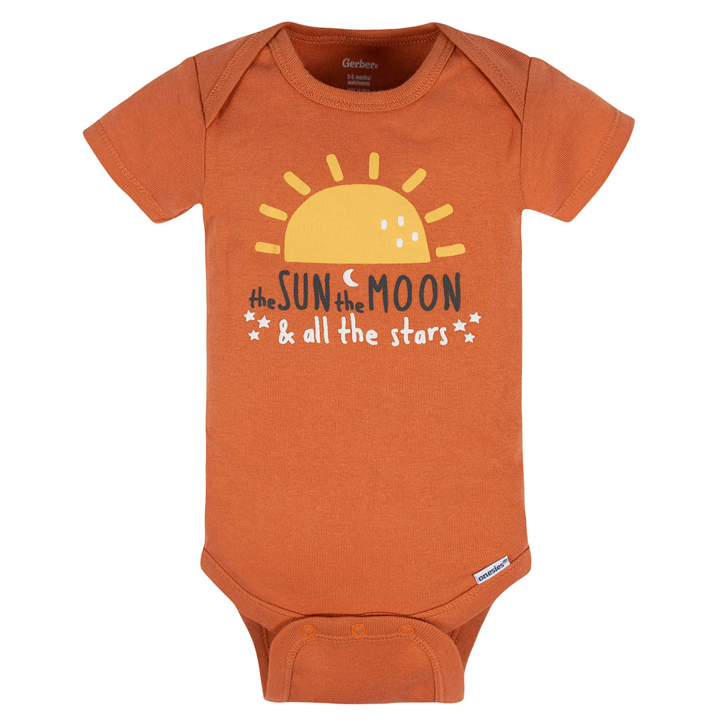 Gerber Unisex-Baby 8-pack Short Sleeve Onesies Bodysuits