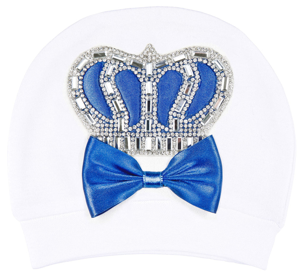 Lilax Baby Boy Newborn Crown Jewels Layette 3 Piece Gift Set
