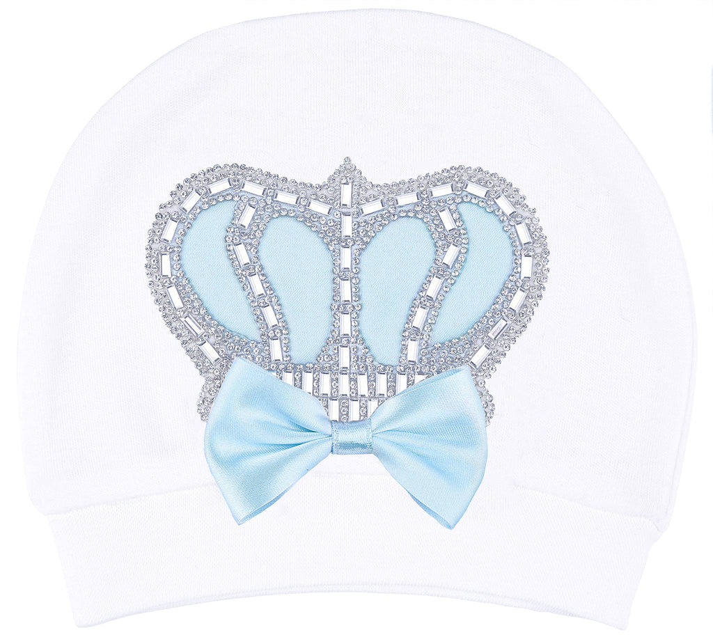 Lilax Baby Boy Newborn Crown Jewels Layette 3 Piece Gift Set