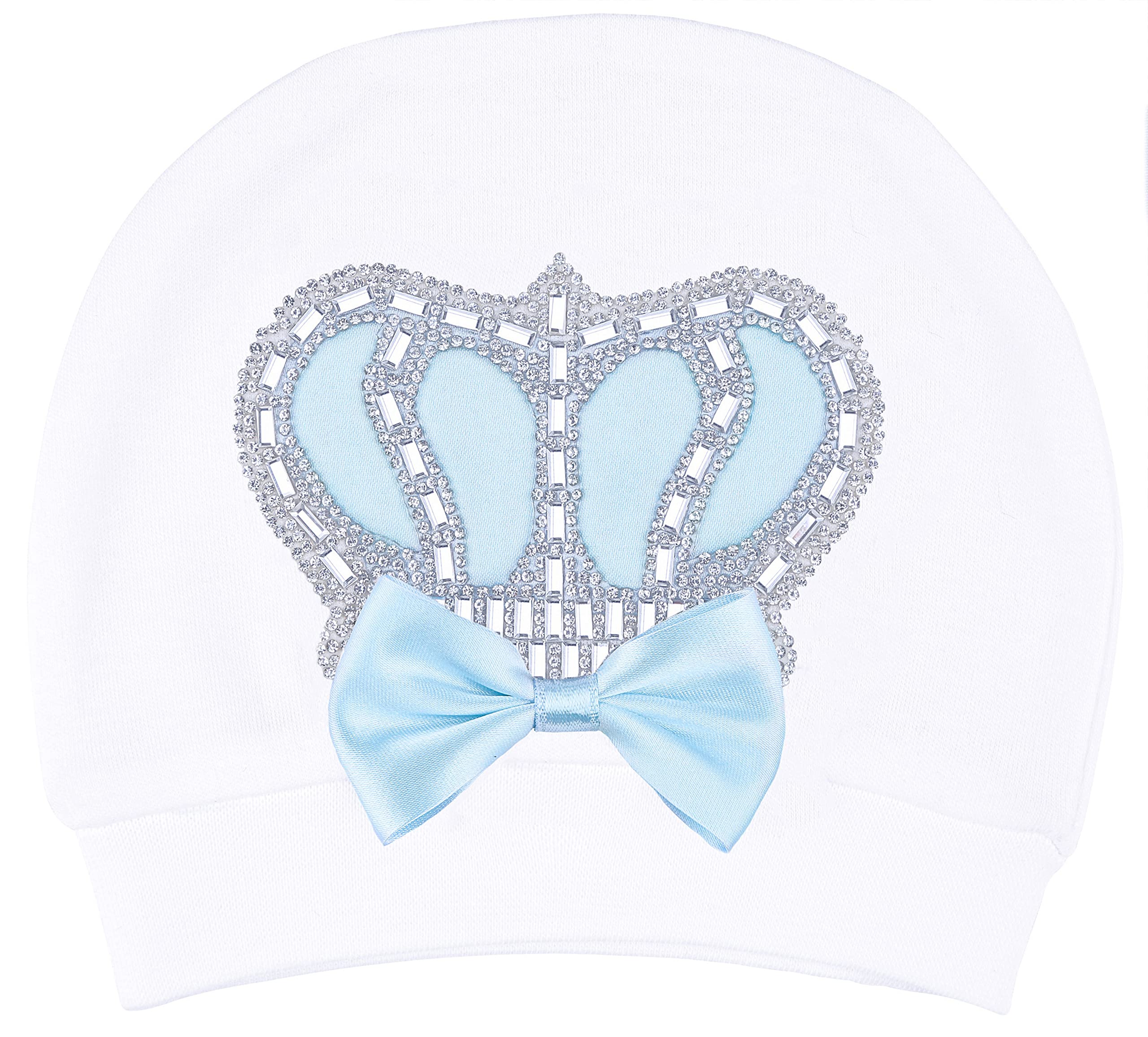 Lilax Baby Boy Newborn Crown Jewels Layette 3 Piece Gift Set