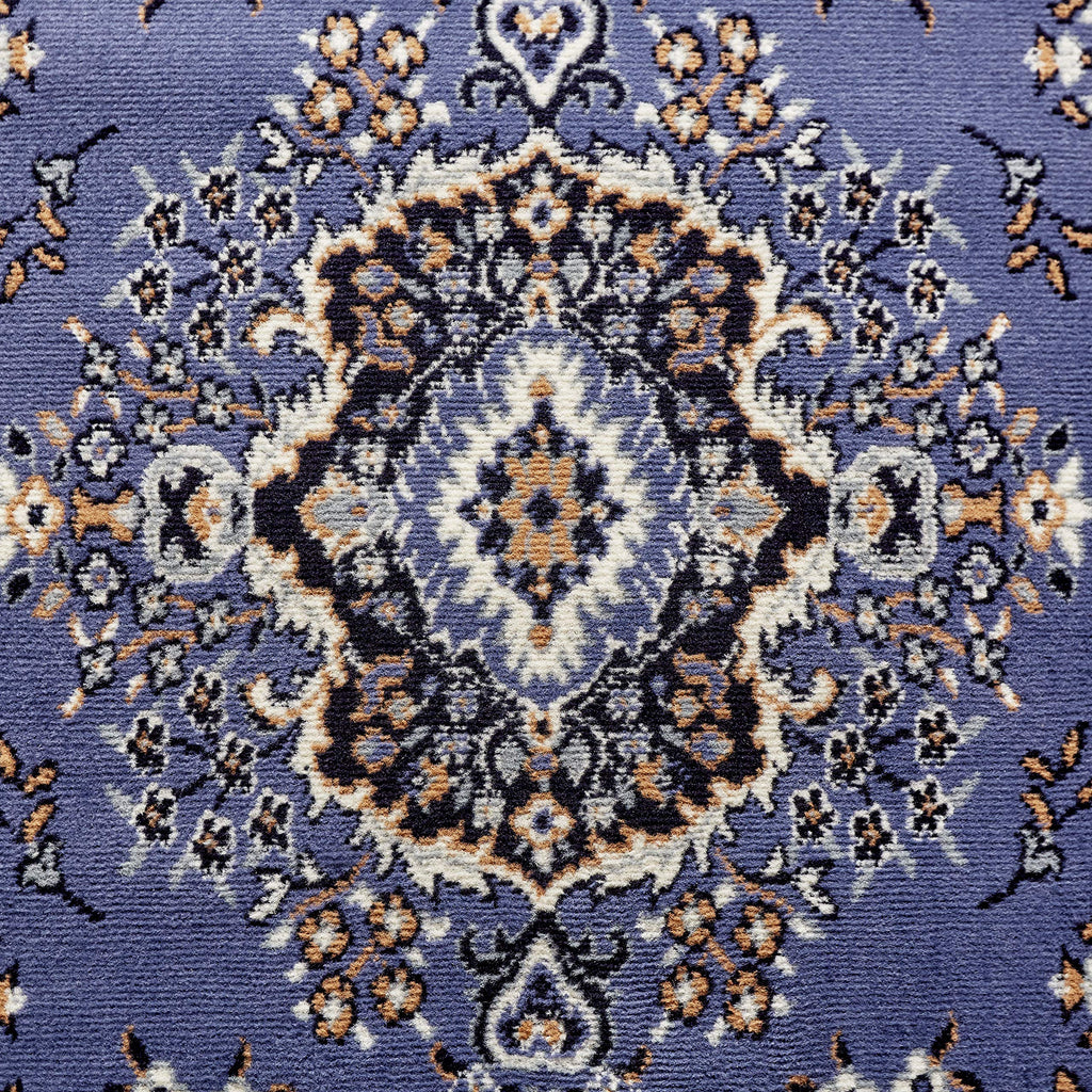 Home Dynamix Premium Sakarya Traditional Medallion Border Area Rug, Black, 21"x35" Rectangle